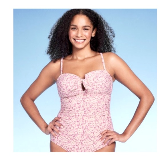 Kona Sol Bandeau Top Bathing Suit - Picture 1 of 5